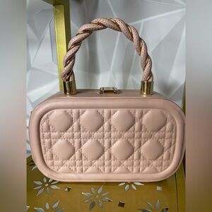 Elegant Pink Quilted Women's Bag
